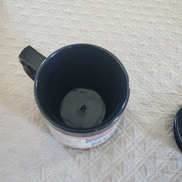 80's Baltimore Orioles Busch Beer Plastic Mug w/ lid World Series 1983 Champion - Picture 6 of 7